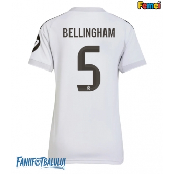 Real Madrid Jude Bellingham #5 Tricou Fotbal Replică 2025-26 Femei Acasa